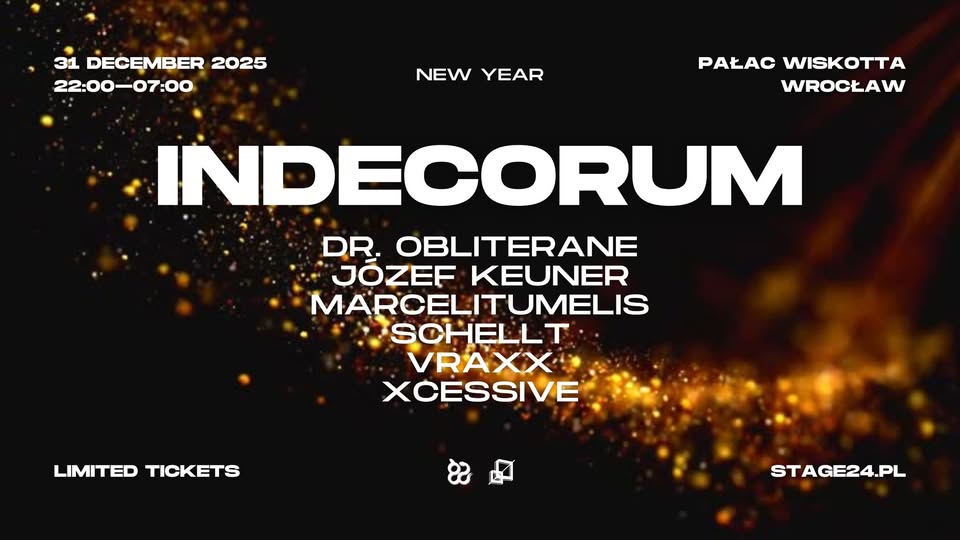 SCHISSMA x CIAŁO: NEW YEAR SPECIAL (WROCŁAW) – 31.12.25 | INDECORUM, DR. OBLITERANE & MORE