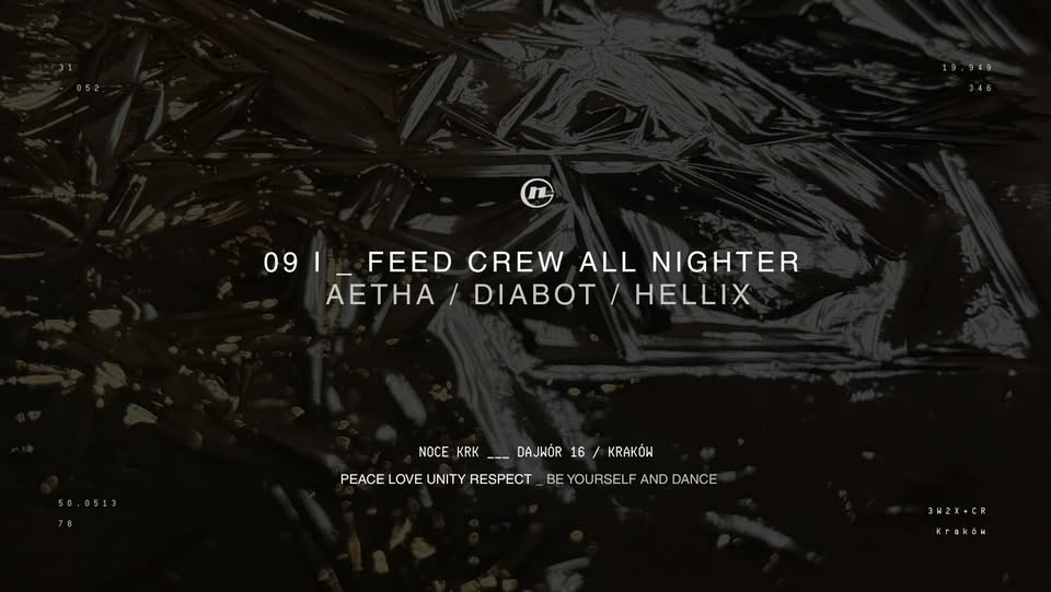 NOCE KRK: FEED CREW ALL NIGHTER | FREE ENTRY Cover Photo