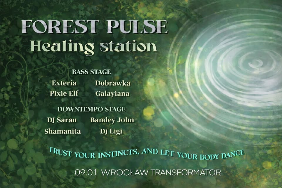 Forest pulse (bass & downtempo) 09.01 Cover Photo