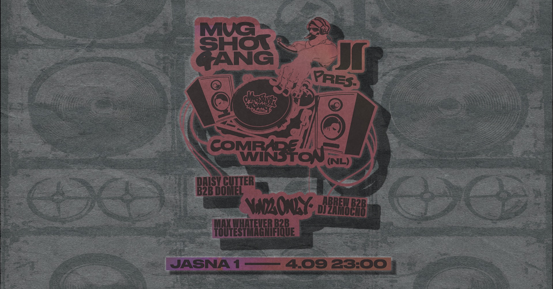 J1 - Mugshot Gang with Comrade Winston [vinyl only