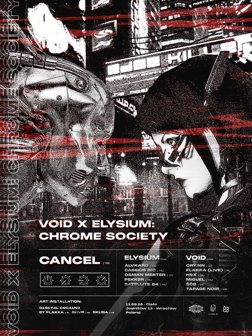 VOID x Elysium: Chrome Society with Cancel (BE)