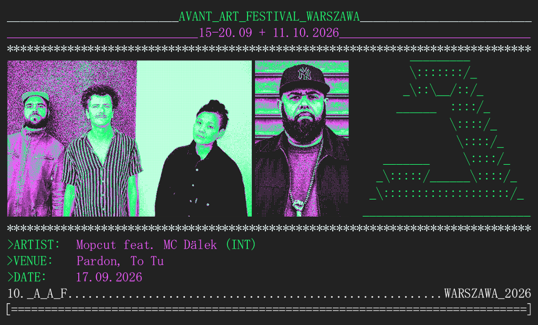 Mopcut feat. MC Dälek - Avant Art Festival