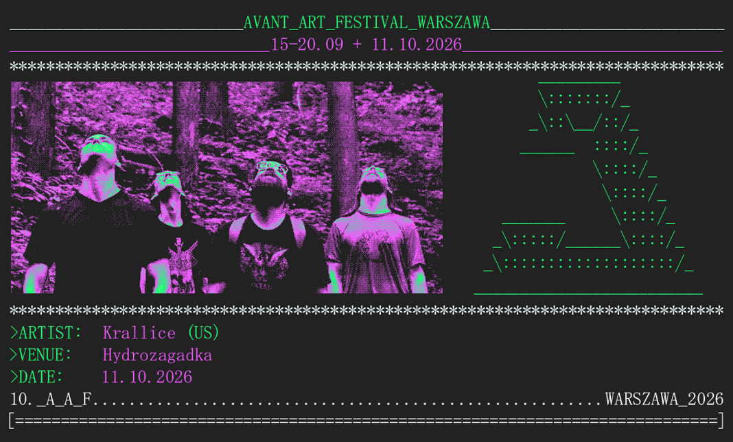 Krallice - Avant Art Festival