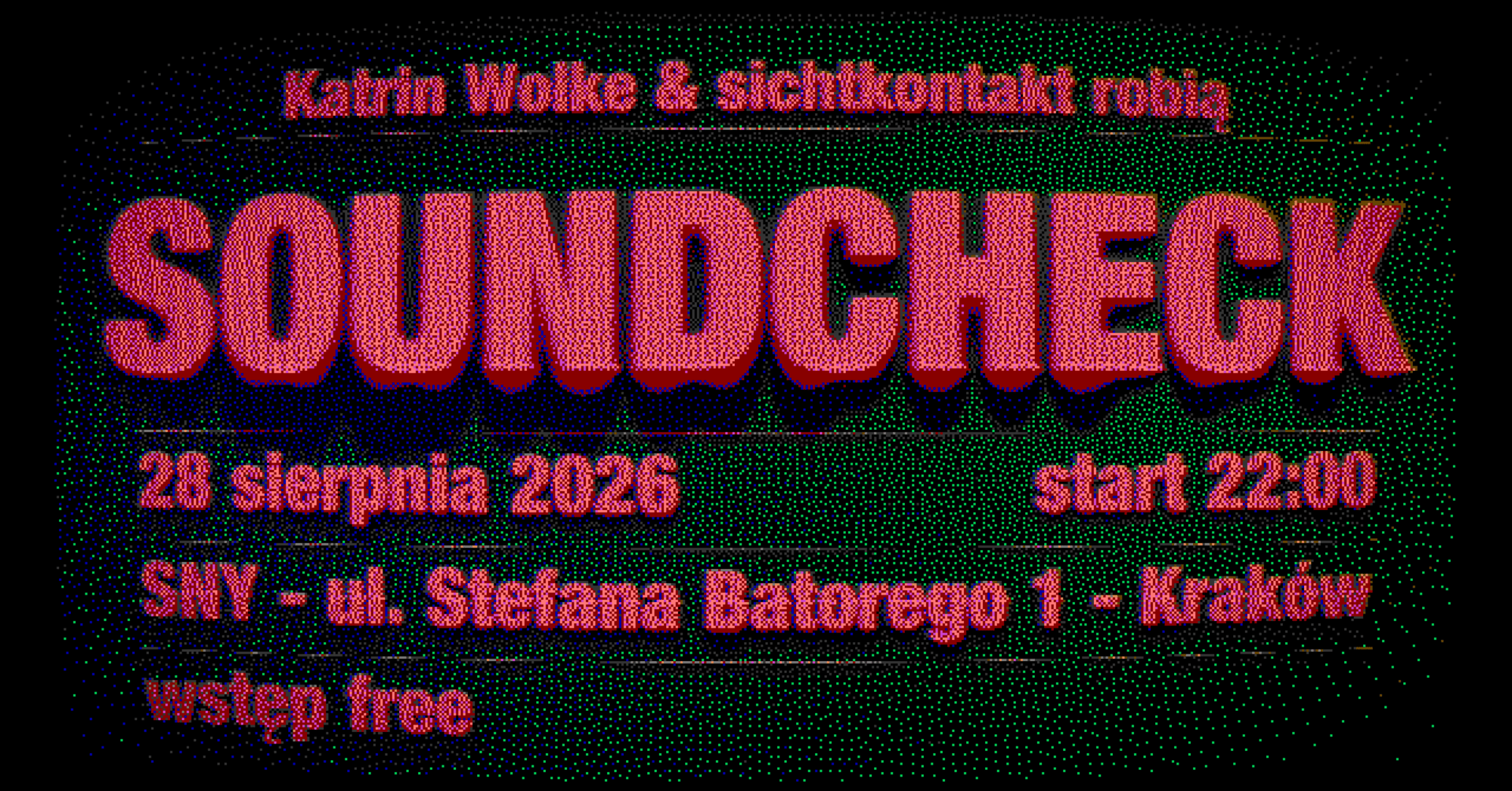 Katrin Wolke & Sichtkontakt robią SOUNDCHECK