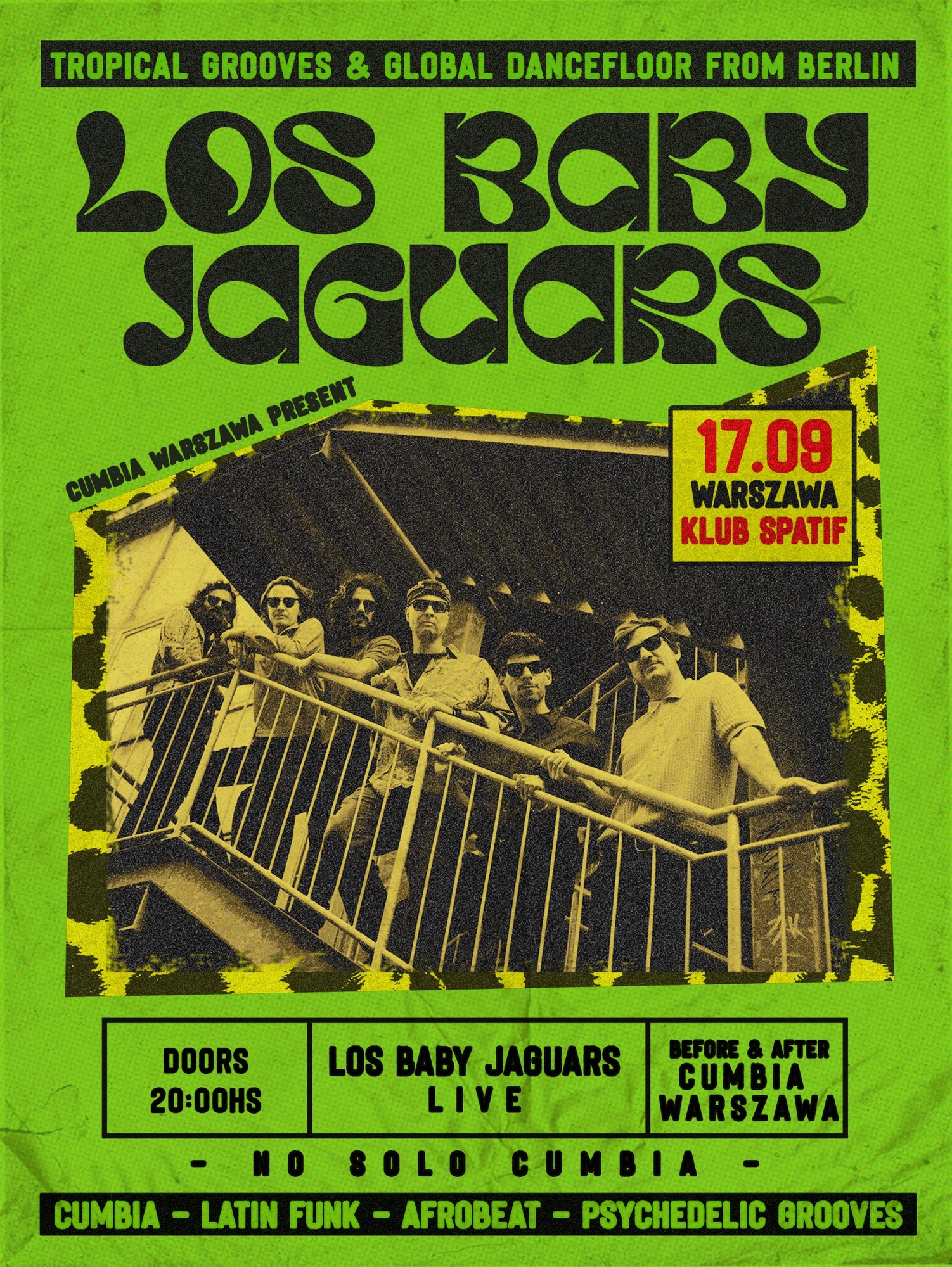 Cumbia Warszawa pres: Los Baby Jaguars • No Solo C