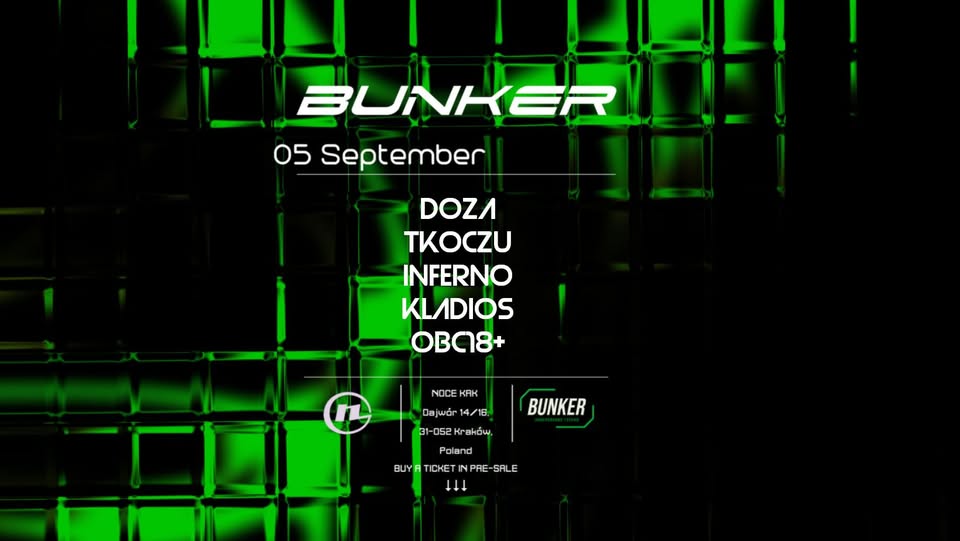BUNKER: KRAKOW (NOCE KRK) - 05.09.2026