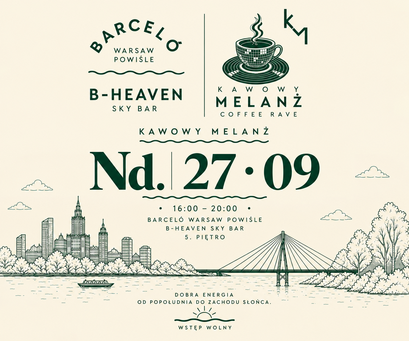 Kawowy Melanż x Barceló Warsaw Powiśle