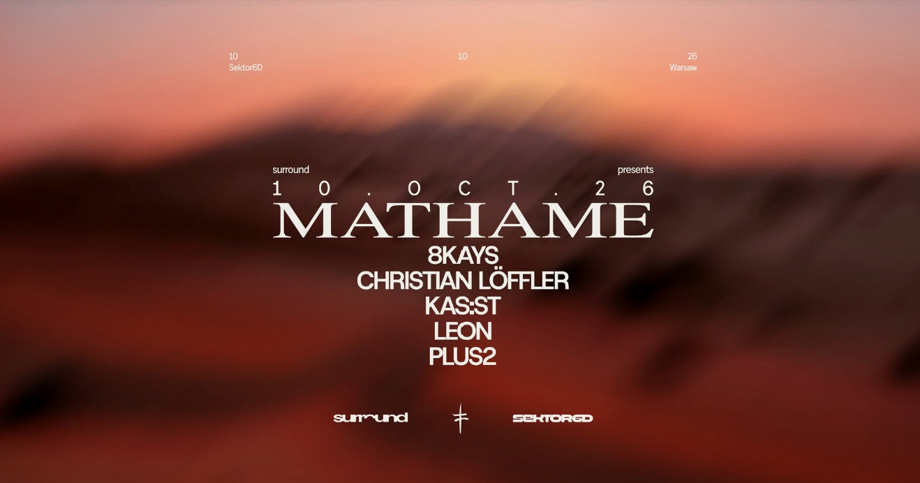 surround pres. MATHAME, KAS:ST, CHRISTIAN LÖFFLER 