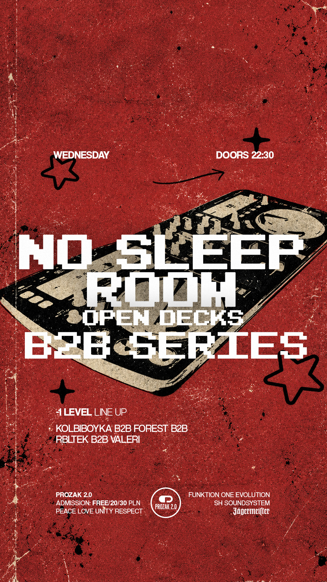 NO SLEEP ROOM