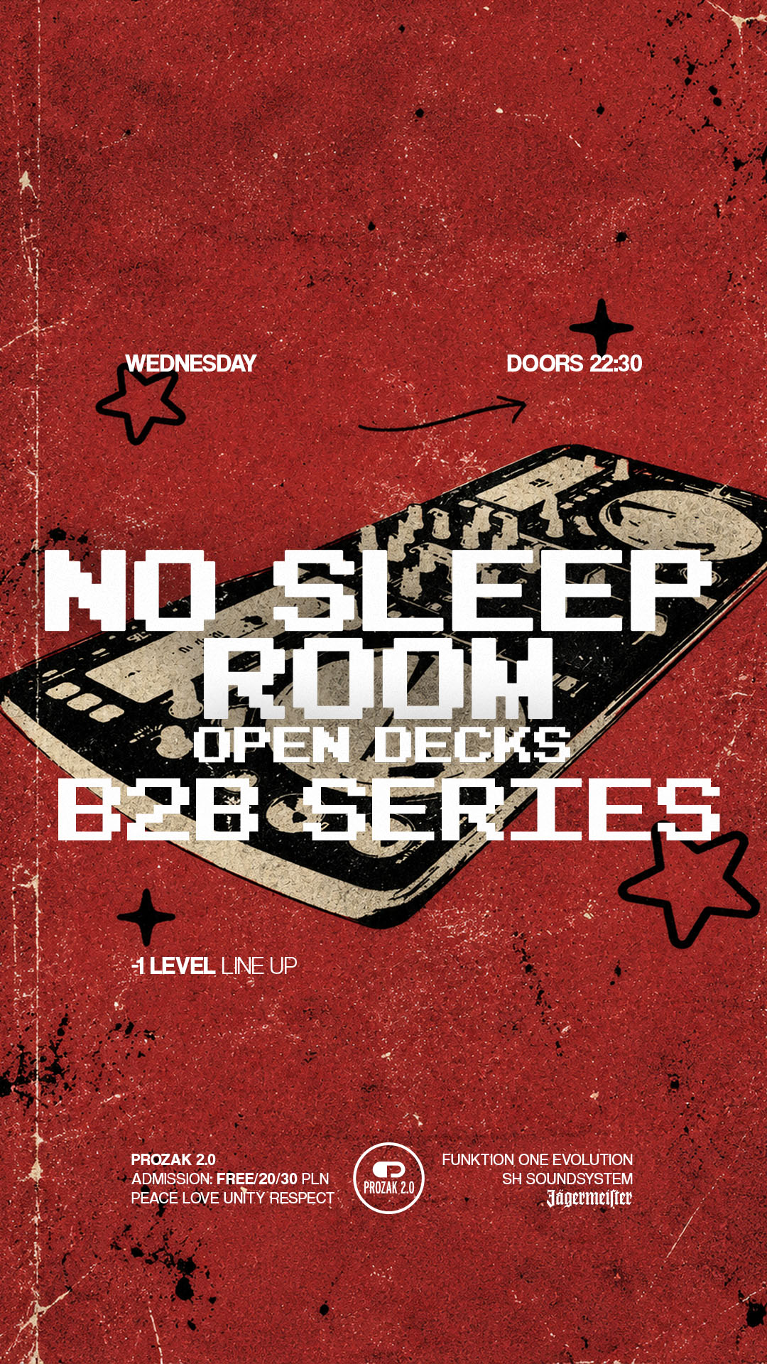 NO SLEEP ROOM