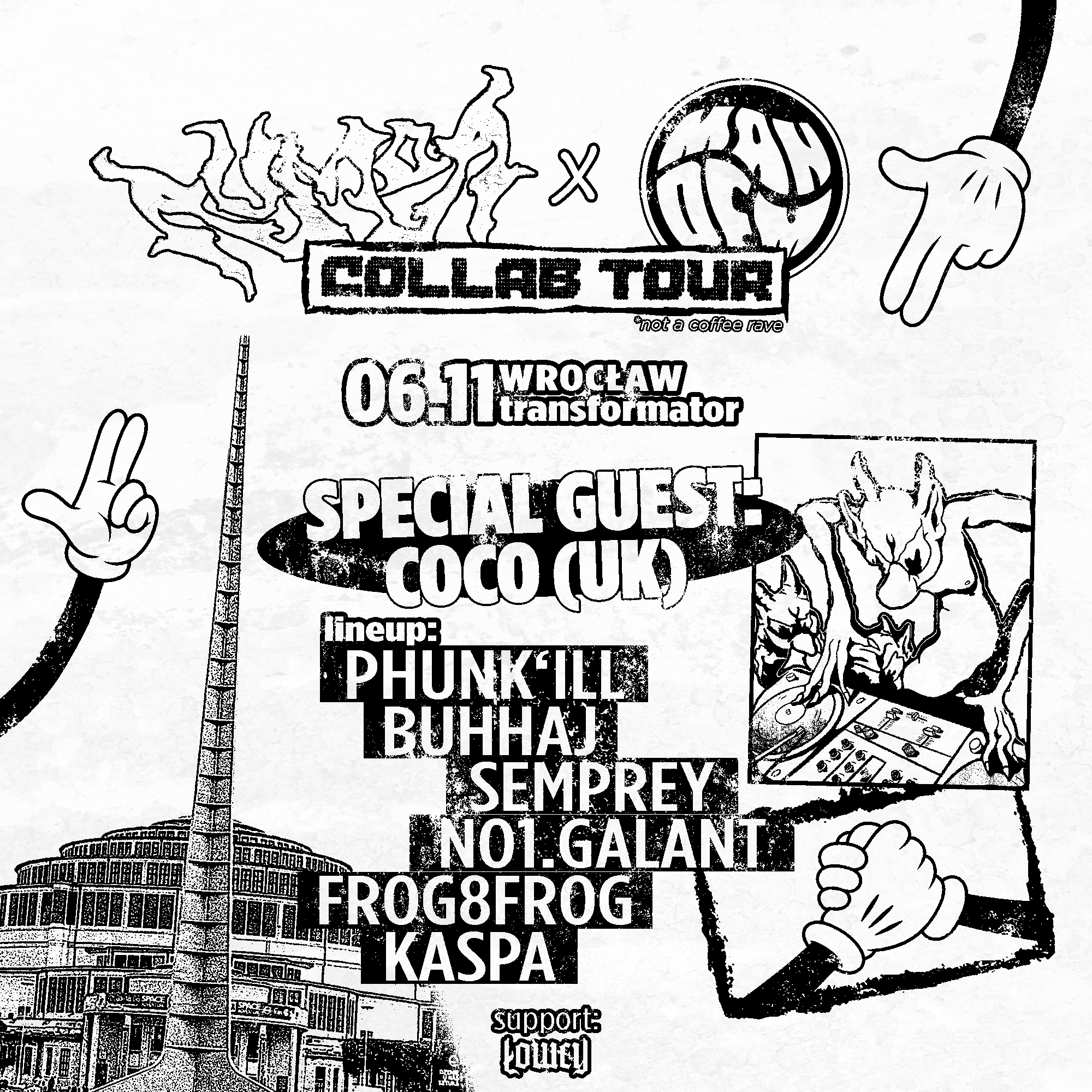 RUMOR COLLAB TOUR: WROCŁAW W/ COCO [UK], MANDEM