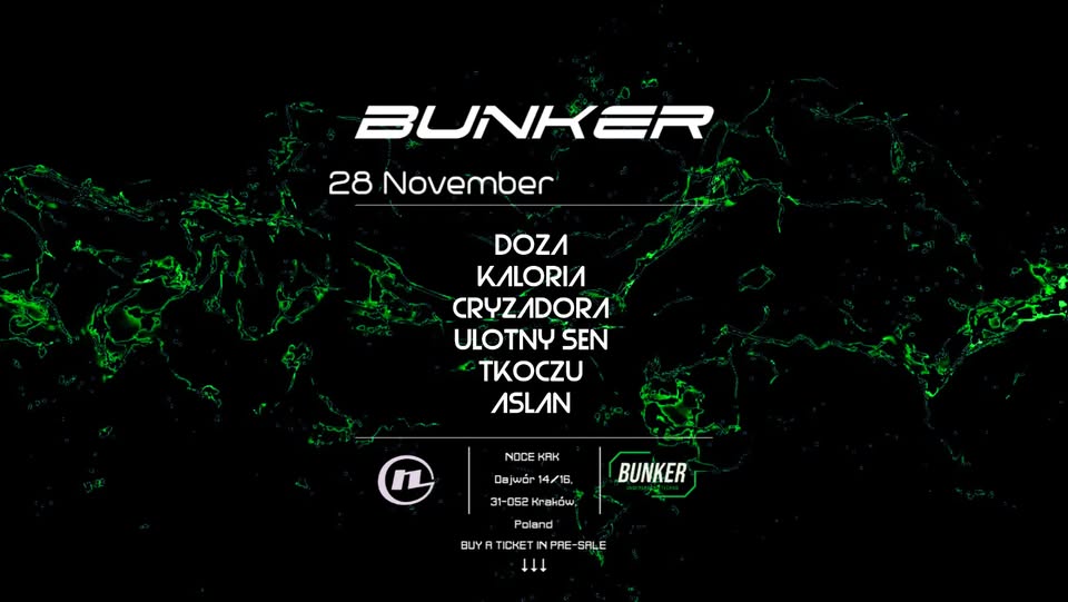 BUNKER: KRAKOW (NOCE KRK) - 28.11.2026