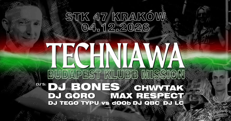 TECHNiAWA: Budapest Klubb Mission + DJ BONES