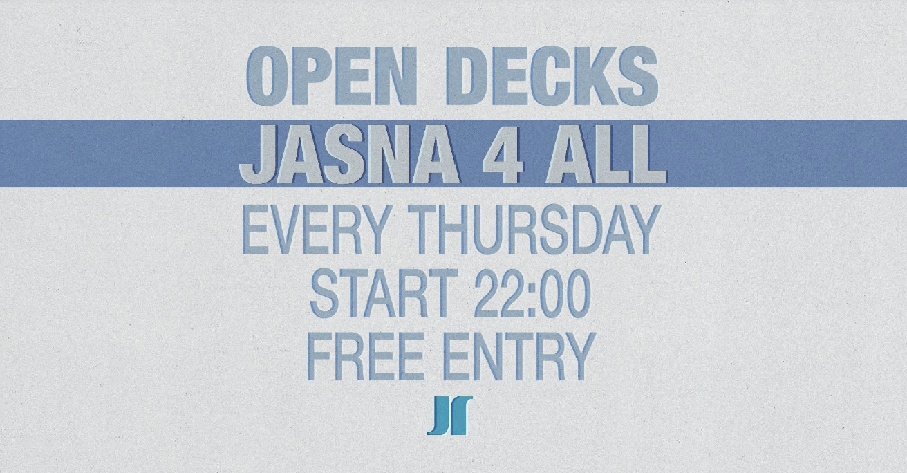 JASNA 4 ALL | OPEN DECKS | FREE ENTRY